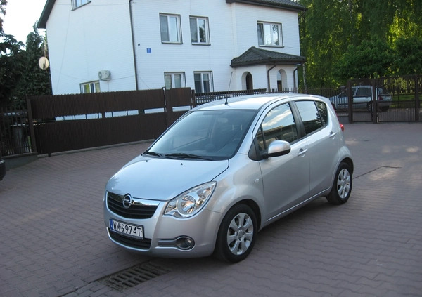 Opel Agila cena 11700 przebieg: 132000, rok produkcji 2008 z Zawiercie małe 232